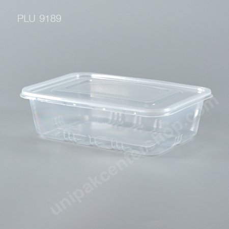 กล่องอาหารเหลี่ยม PP + ฝา PP ขนาด 800 ml (TL800)