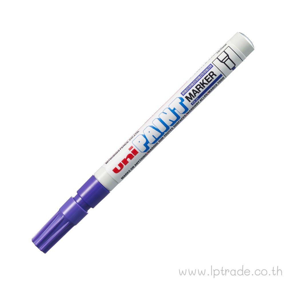 ปากกาเพ้นท์ Uni PX-21 สีม่วง