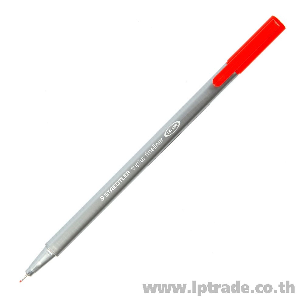 ปากกาหัวเข็ม Staedtler ไตรพลัส 334-2 สีแดง