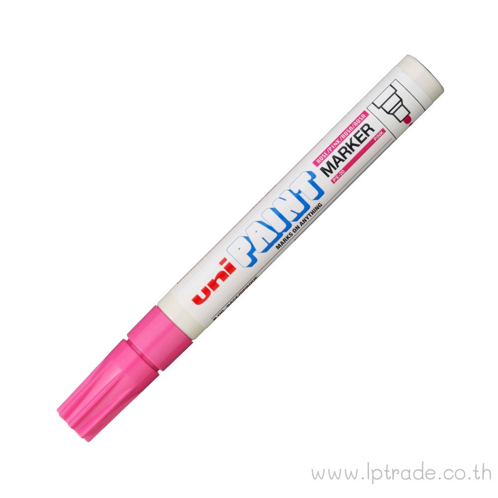 ปากกาเพ้นท์ Uni PX-20 สีชมพู