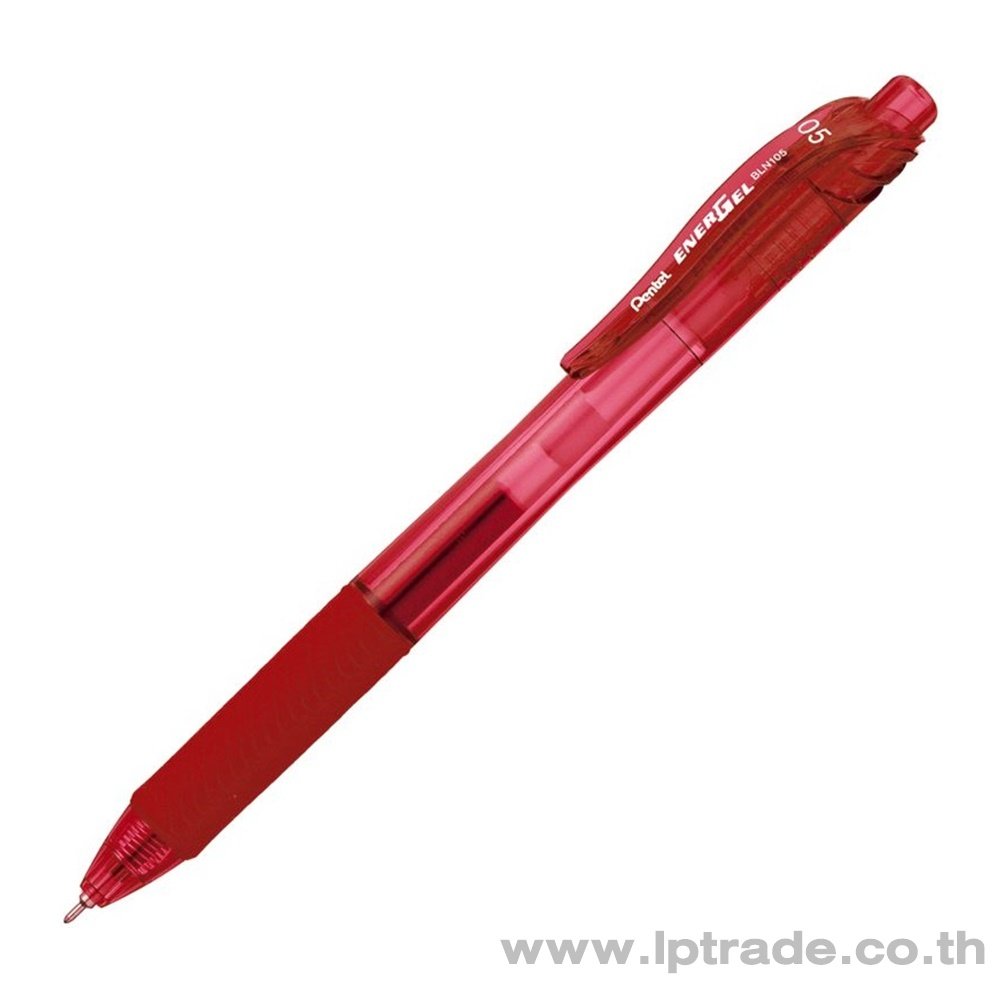 ปากกาหมึกเจล Pentel EnerGel-X BLN 105 0.5 มม. สีแดง