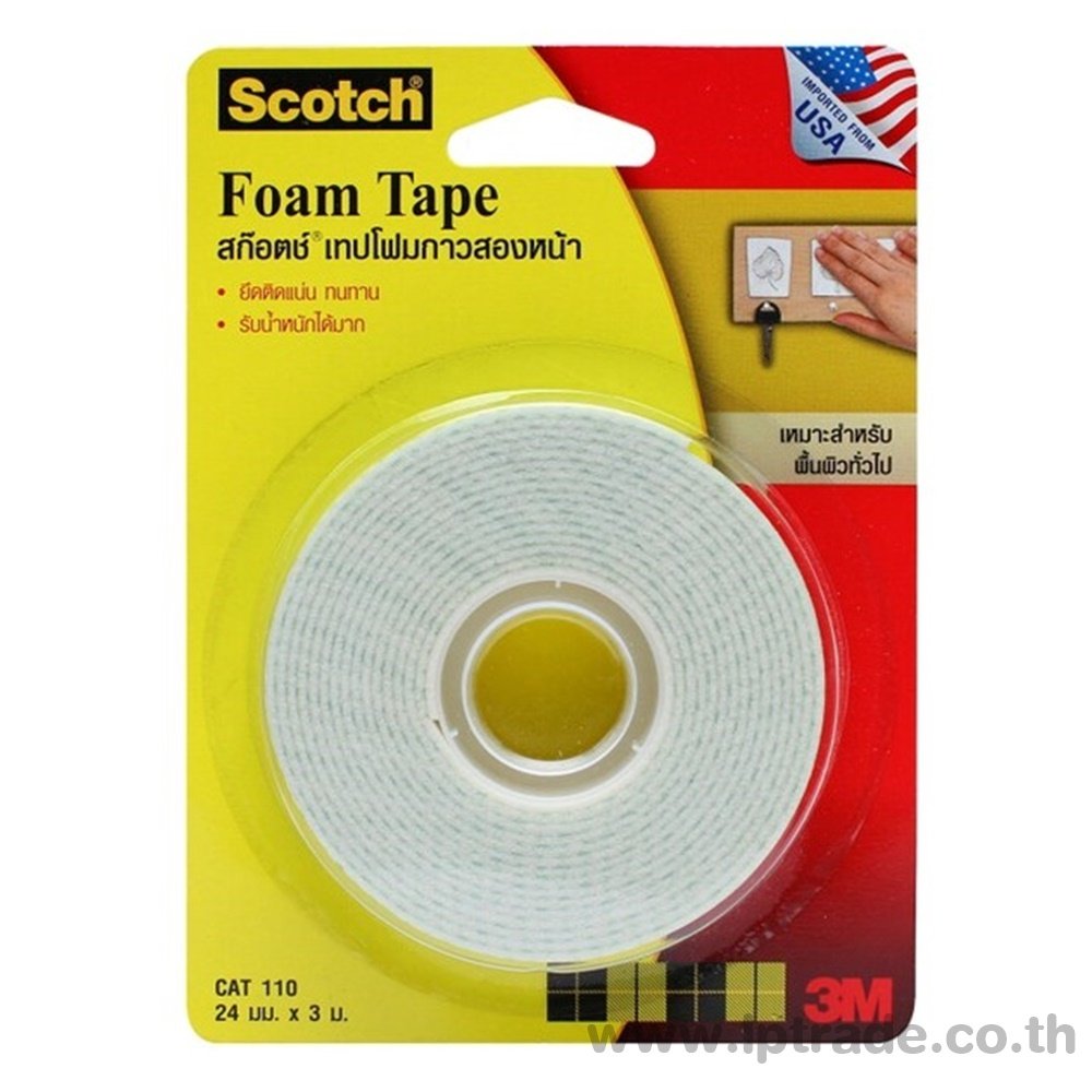 เทปโฟม 3M 24 มม. x 3 ม.