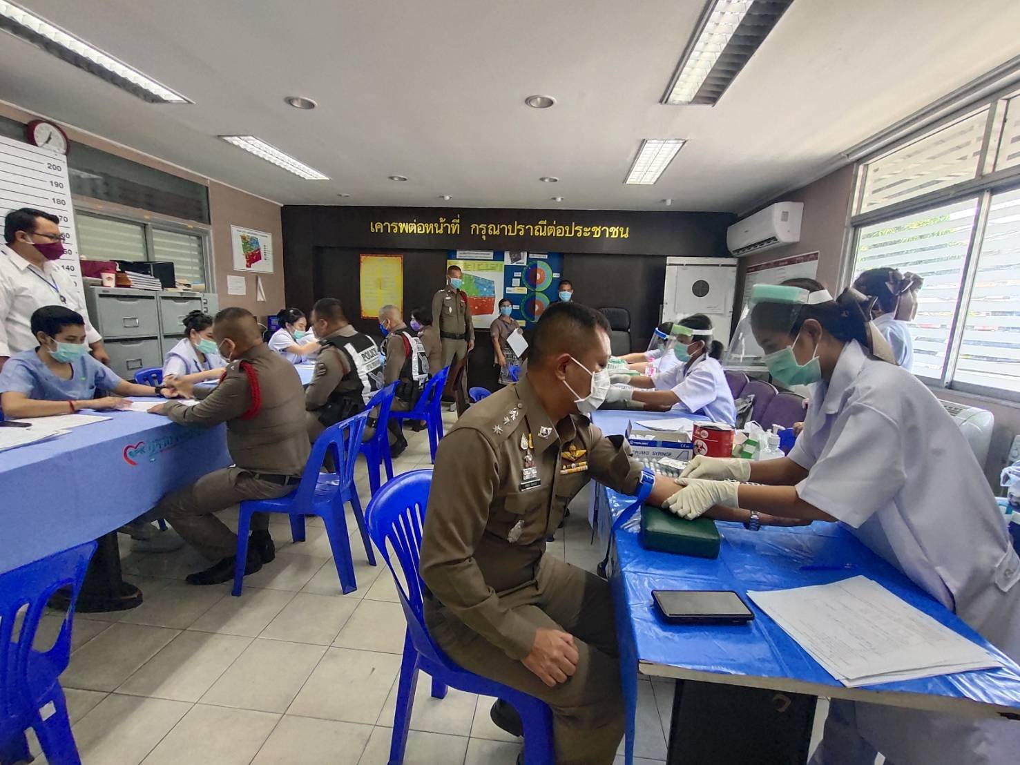 โครงการตรวจหาเชื้อไวรัสโคโรนา แก่ข้าราชการตำรวจและครอบครัว โครงการตรวจหาเชื้อไวรัสโคโรนา แก่ข้าราชการตำรวจและครอบครัว