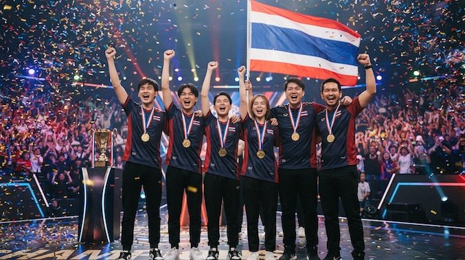 ไทยคว้าทองอีสปอร์ต PUBG Mobile โค่นแชมป์เก่าจีน 128 แต้ม
