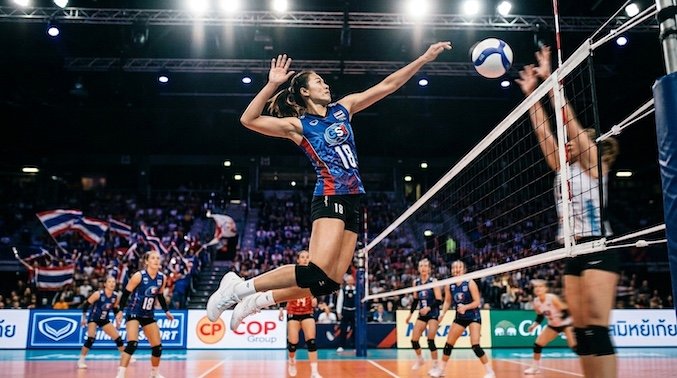 ชบาแก้วโค่นจีน 3-2 ปาฏิหาริย์เทียนจิน คว้าตั๋วโอลิมปิก 2028