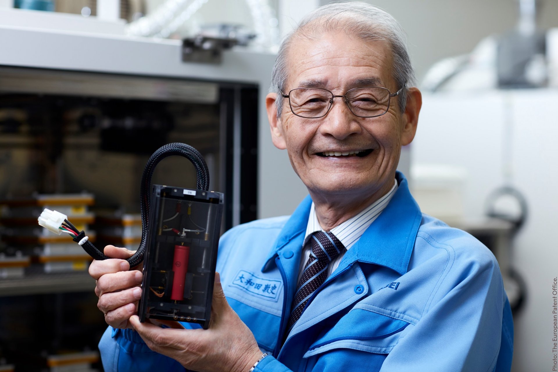 Akira Yoshino is the developer of the first commercially viable lithium-ion battery. Akira Yoshino is the developer of the first commercially viable lithium-ion battery.