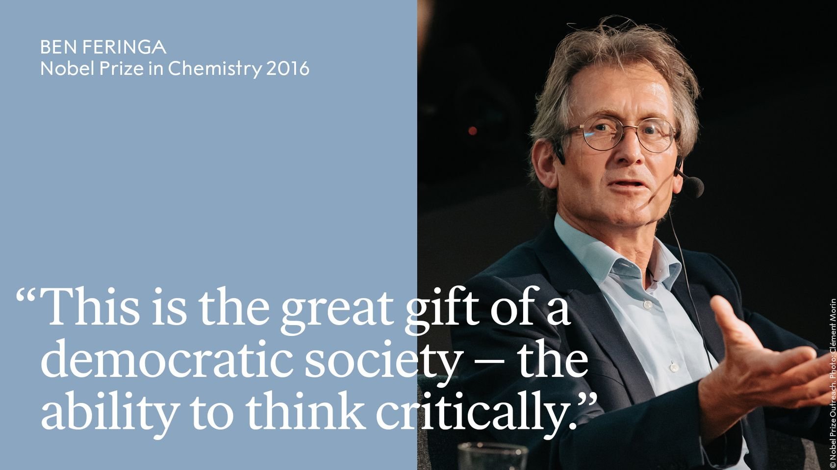 Chemistry laureate Ben Feringa joined us at our #NobelPrizeDialogu