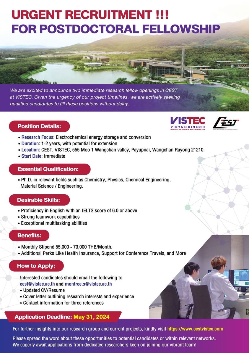 URGENT RESEARCH FELLOW RECRUITMENT ANNOUNCEMENT URGENT RESEARCH FELLOW RECRUITMENT ANNOUNCEMENT