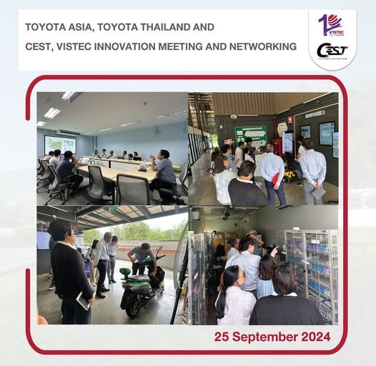 TOYOTA ASIA and TOYOTA Thailand have met with CEST, VISTEC to discuss potential collaborations in battery innovation and networking.