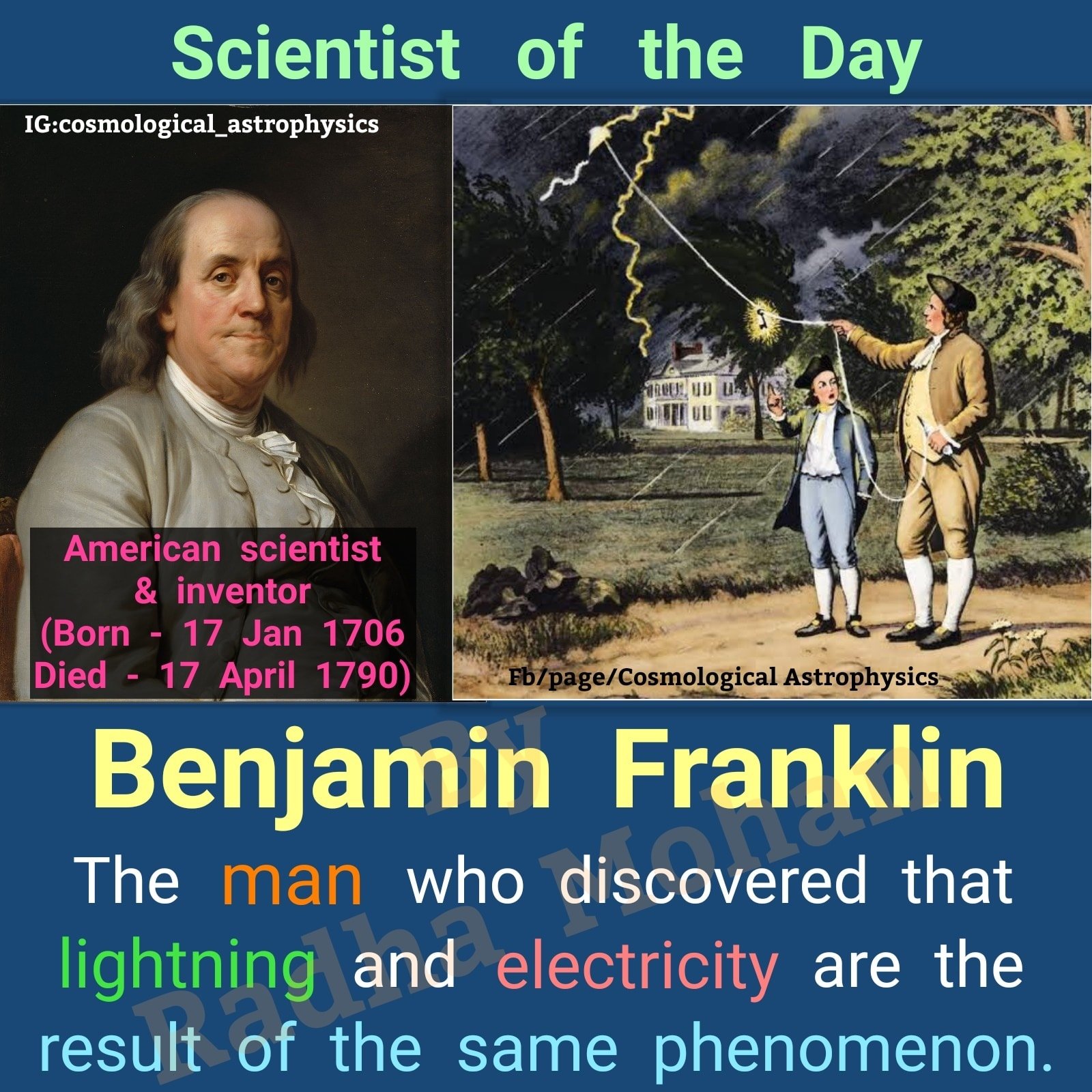 It's the birthday of #BenjaminFranklin, the man who made important It's the birthday of #BenjaminFranklin, the man who made important