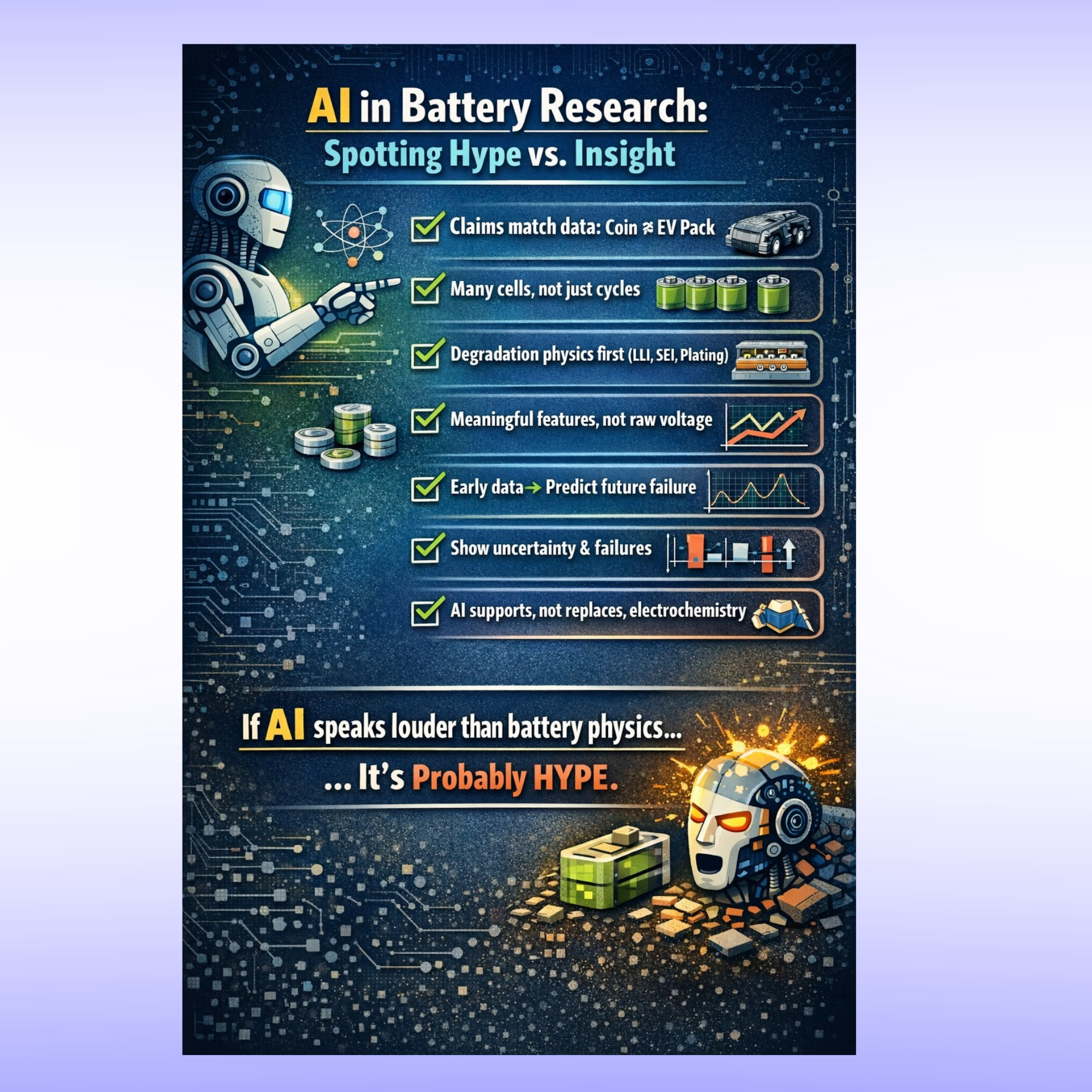 AI in Battery Research: How to Spot Hype vs Real Insight 