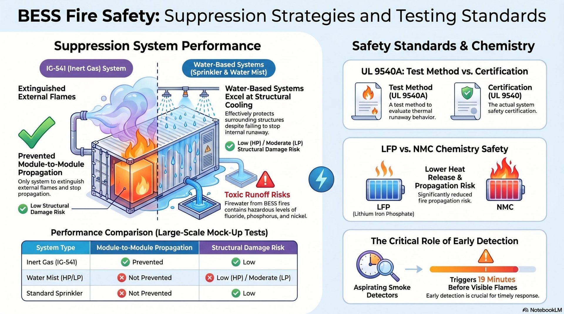 Battery Energy Storage System (BESS) safety
