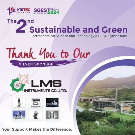 A heartfelt thank you to our #SGEST2024  Silver Sponsors!, LMS Instruments Thailand! A heartfelt thank you to our #SGEST2024  Silver Sponsors!, LMS Instruments Thailand!