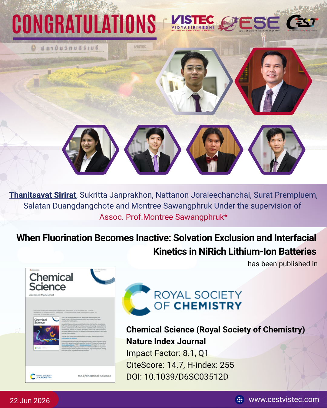  Big CONGRATULATIONS!  to the research team!