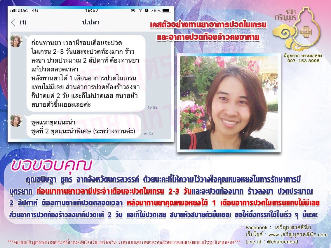 คุณขนิษฐา ชูกร จากจังหวัดนครสวรรค์ ด้วยนะคะที่ให้ความไว้วางใจคุณหมอหยงในการรักษาการมีบุตรยาก