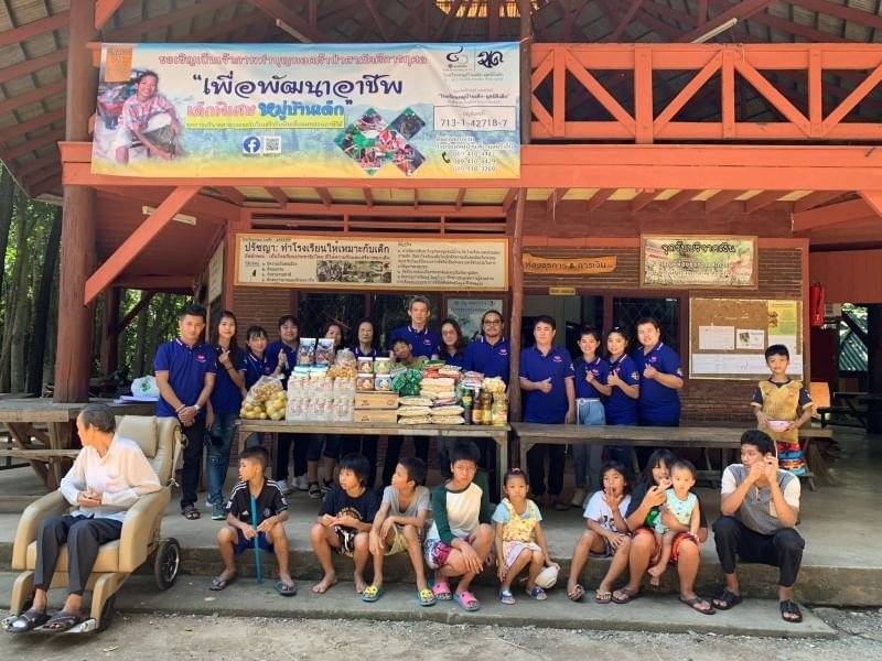 #ศุกร์สุขใจ 3 จิตอาสา ทำดี เพื่อดี โรงเรียนหมู่บ้านเด็ก จังหวัดกาญจนบุรี