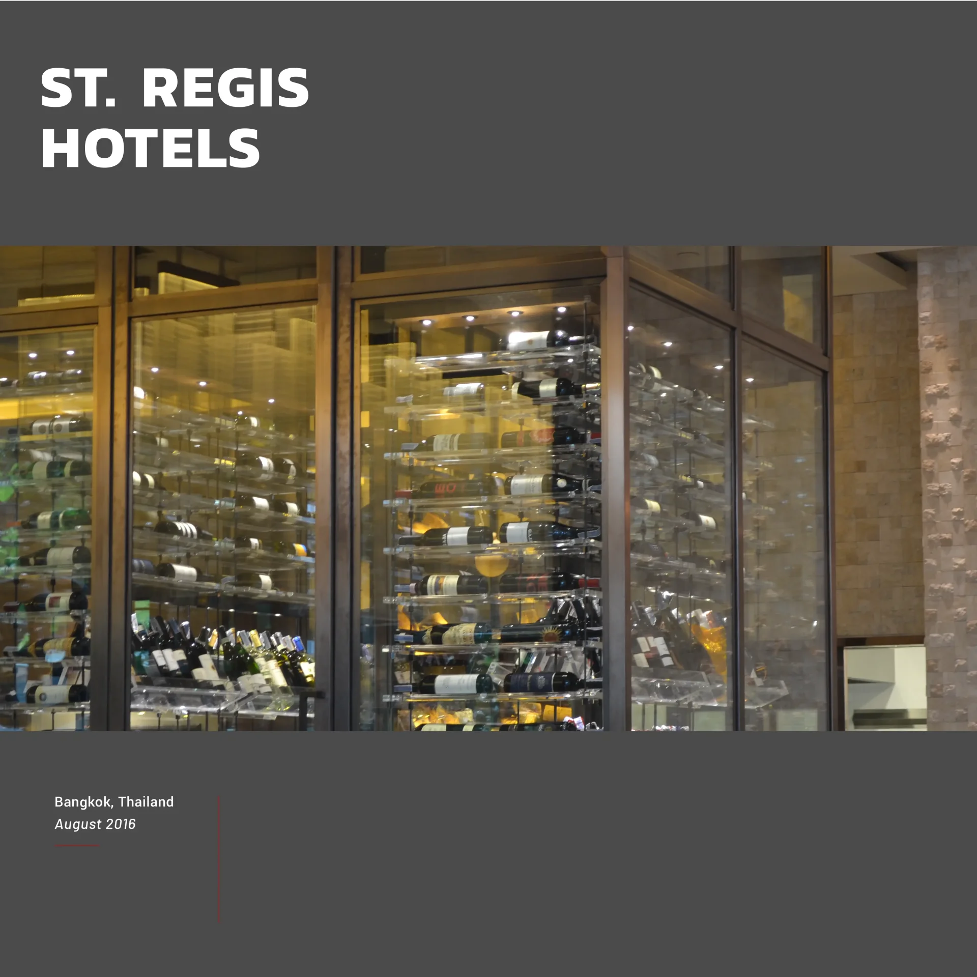 The St. Regis Hotel | August 2016