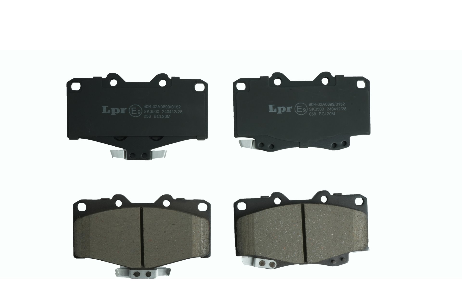 BRAKE PAD (F) FOR TOYOTA SR5/TIGER/ SPORT RIDER '99-'04/ 4WD SPORT RIDER, 4RUNNER, SURF '90-ON/ LAND CRUISER (J70) '90-'96