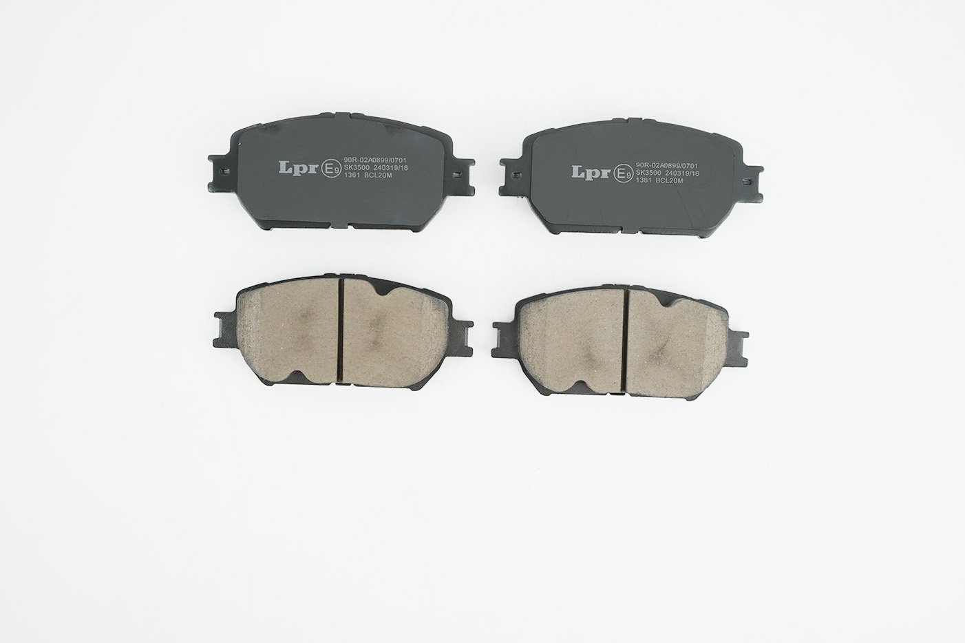 BRAKE PAD (F) FOR TOYOTA CAMRY ACV 30 '02-'06/ ALPHARD 2.4, 3.0 V6 ก่อน MINORCHANGE (ANH10) '02-'04/ WISH '03-'09