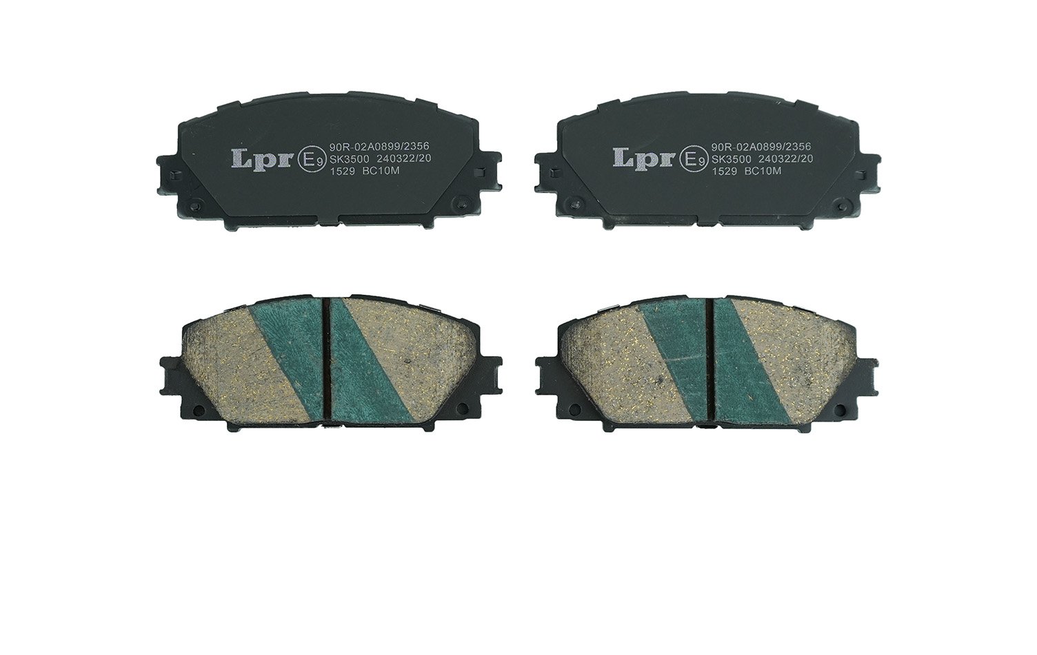 BRAKE PAD PRO (F) FOR TOYOTA VIOS 1.5 S (XP90) '07-'12/ YARIS 1.5 S '06-'12 (หลัง ดิสเบรค)
