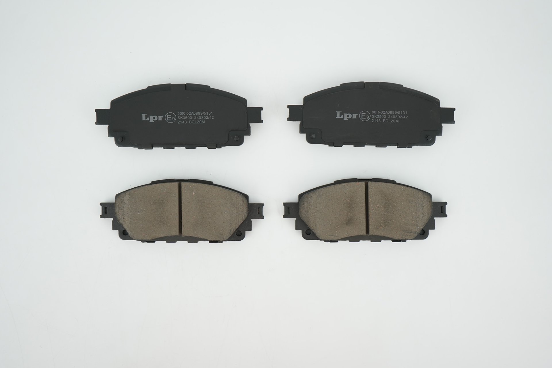 BRAKE PAD (F) FOR TOYOTA REVO 2WD (สมาร์ทแคป/ดับเบิ้ลแคป) '15-'19/ REVO Z EDITION (สมาร์ทแคป/ดับเบิ้ลแคป) '20-ON/ INNOVA '15-ON