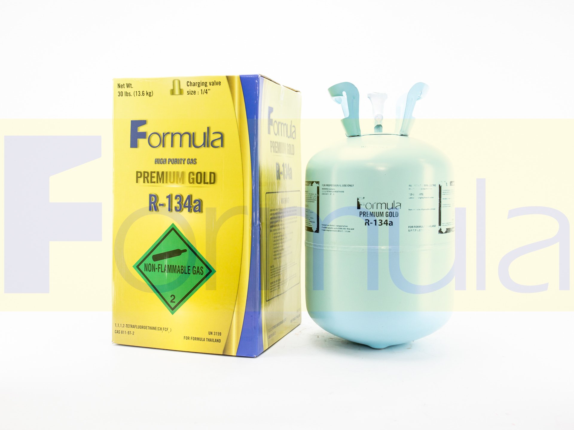 น้ำยาแอร์ (PREMIUM GOLD) (R-134a) (13.6 Kg.) FORMULA 