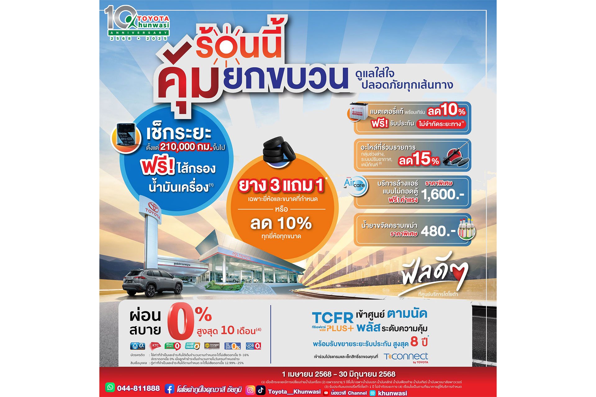 เช็กรถ ก่อนสงกรานต์ คุ้มยกขบวน  เช็กรถ ก่อนสงกรานต์ คุ้มยกขบวน