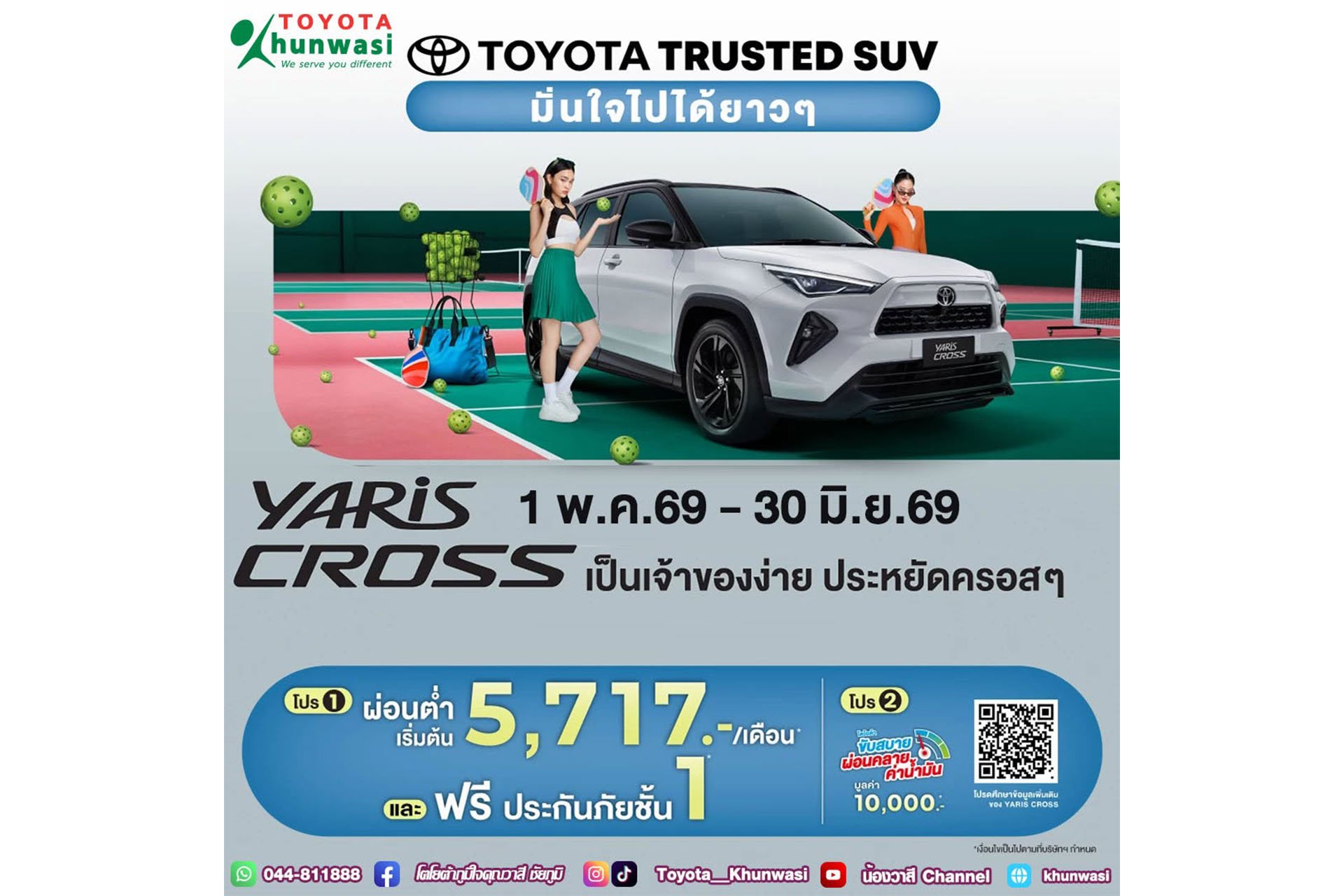 ซื้อ Yaris Cross วันนี้ มั่นใจ..เป็นเจ้าของง่าย