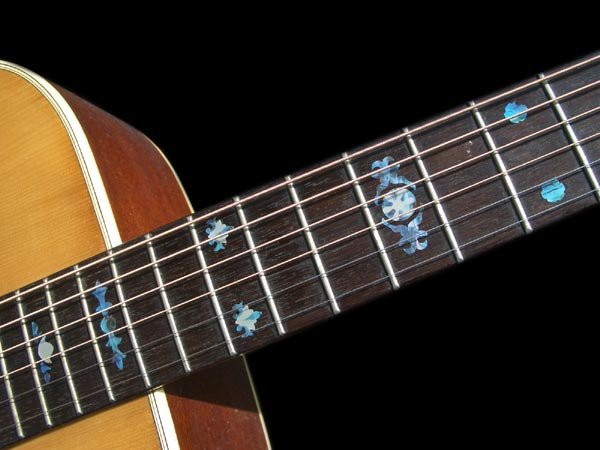 Aged Banjo Inlay Sticker for Guitar