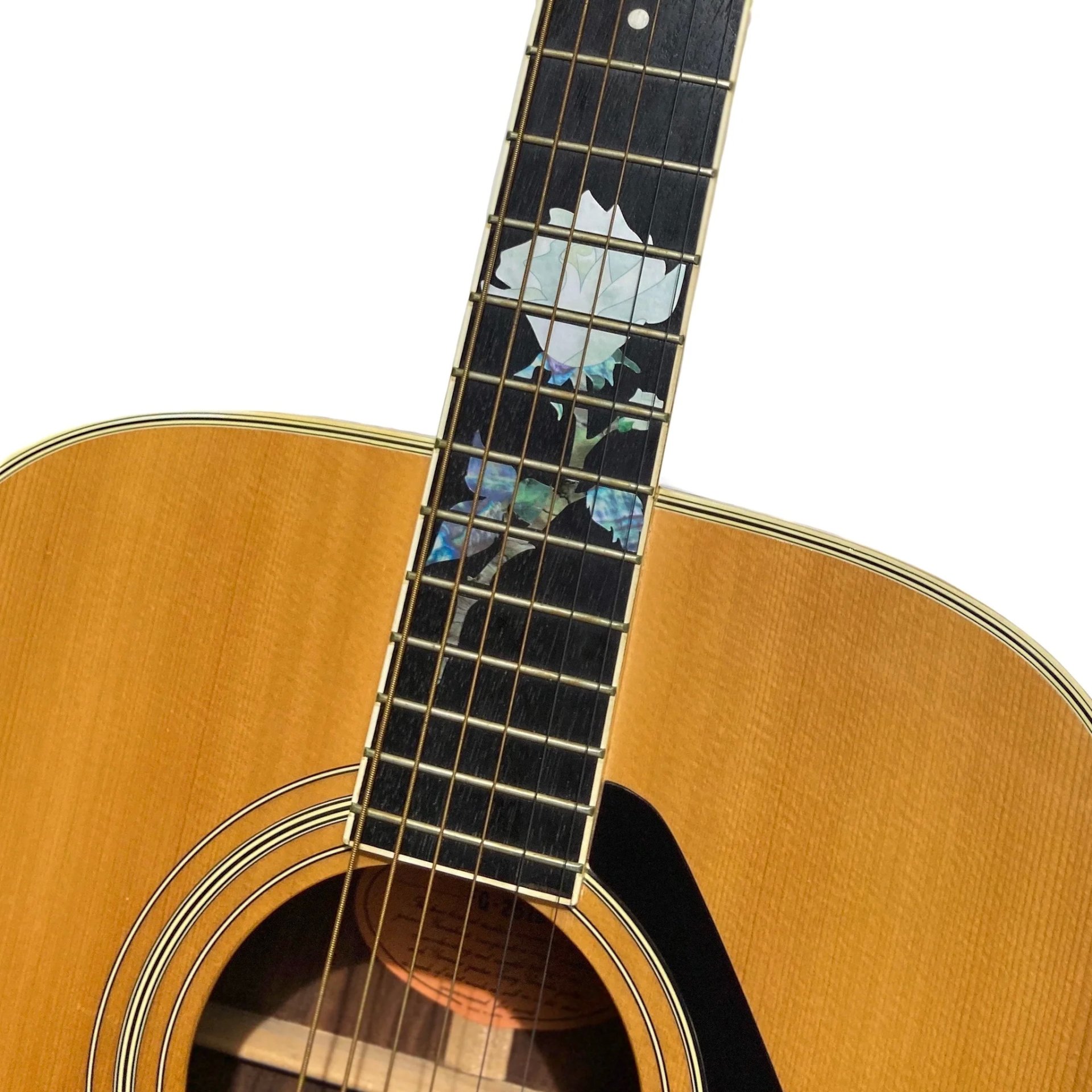 Single Rose Inlay Sticker for Guitar - acousticvilla