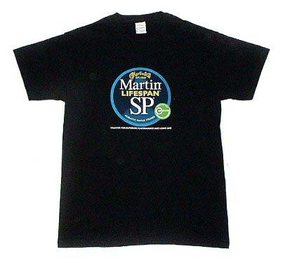 Martin SP Lifespan T-Shirt, Black Heavy Cotton