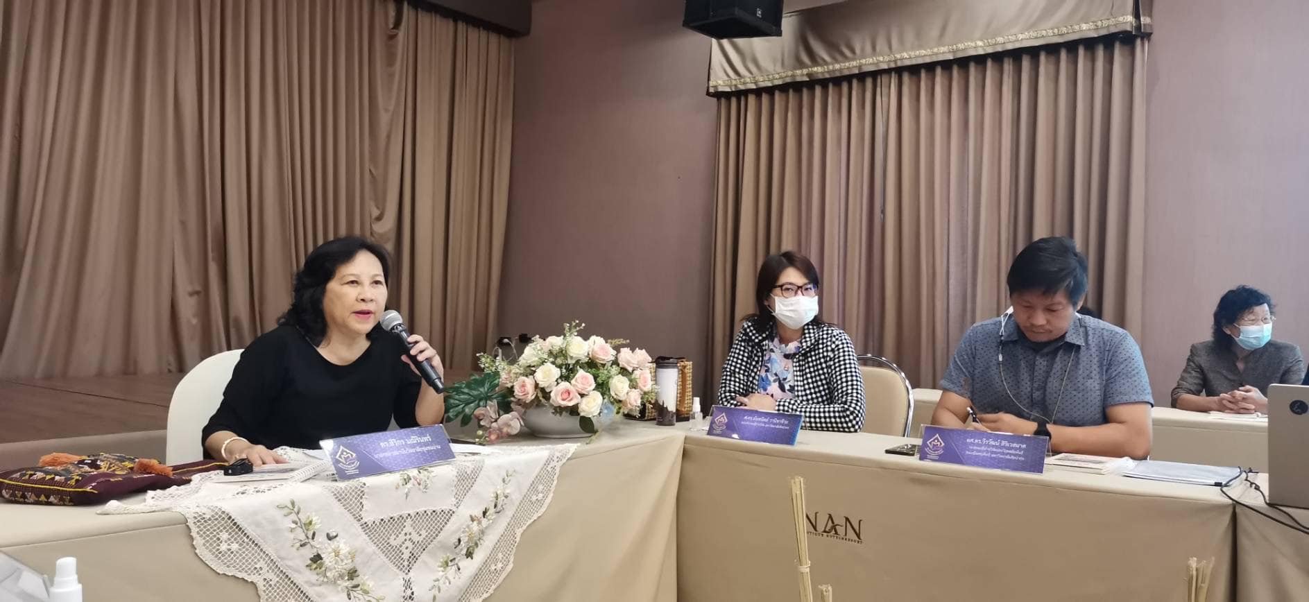 DASTA 6 manager to participate in the group discussion workshop activities with the handicraft community in Nan Province  DASTA 6 manager to participate in the group discussion workshop activities with the handicraft community in Nan Province
