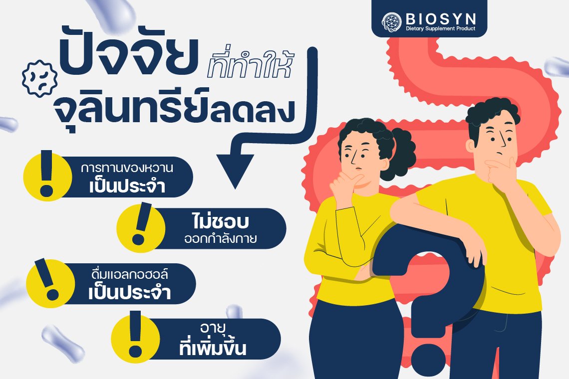 ปัจจัยที่ทำให้จุลินทรีย์ในลำไส้ลดลง: รู้เท่าทันก่อนสุขภาพพัง ปัจจัยที่ทำให้จุลินทรีย์ในลำไส้ลดลง: รู้เท่าทันก่อนสุขภาพพัง