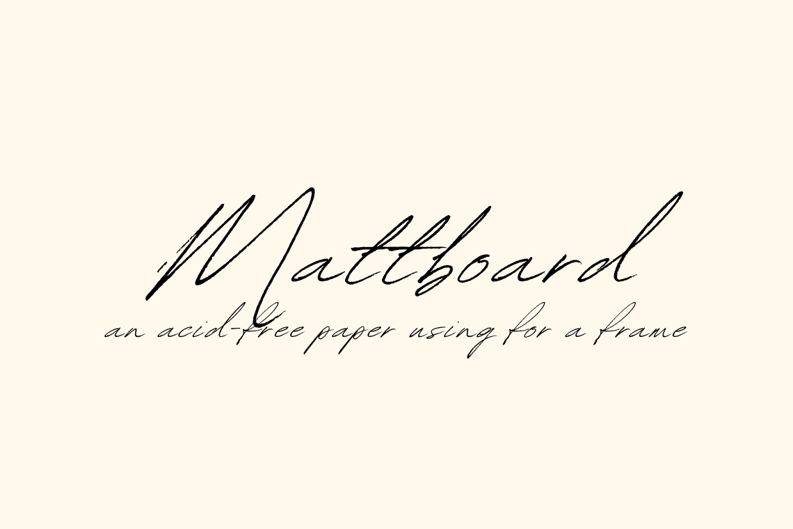 MATT BOARD SHEETS - กระดาษเม้าท์บอร์ด