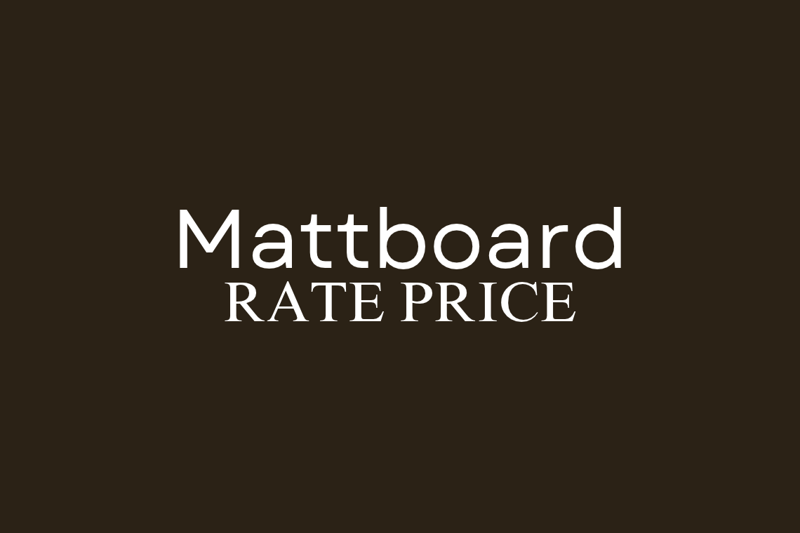 MATT BOARD SHEETS - กระดาษเม้าท์บอร์ด