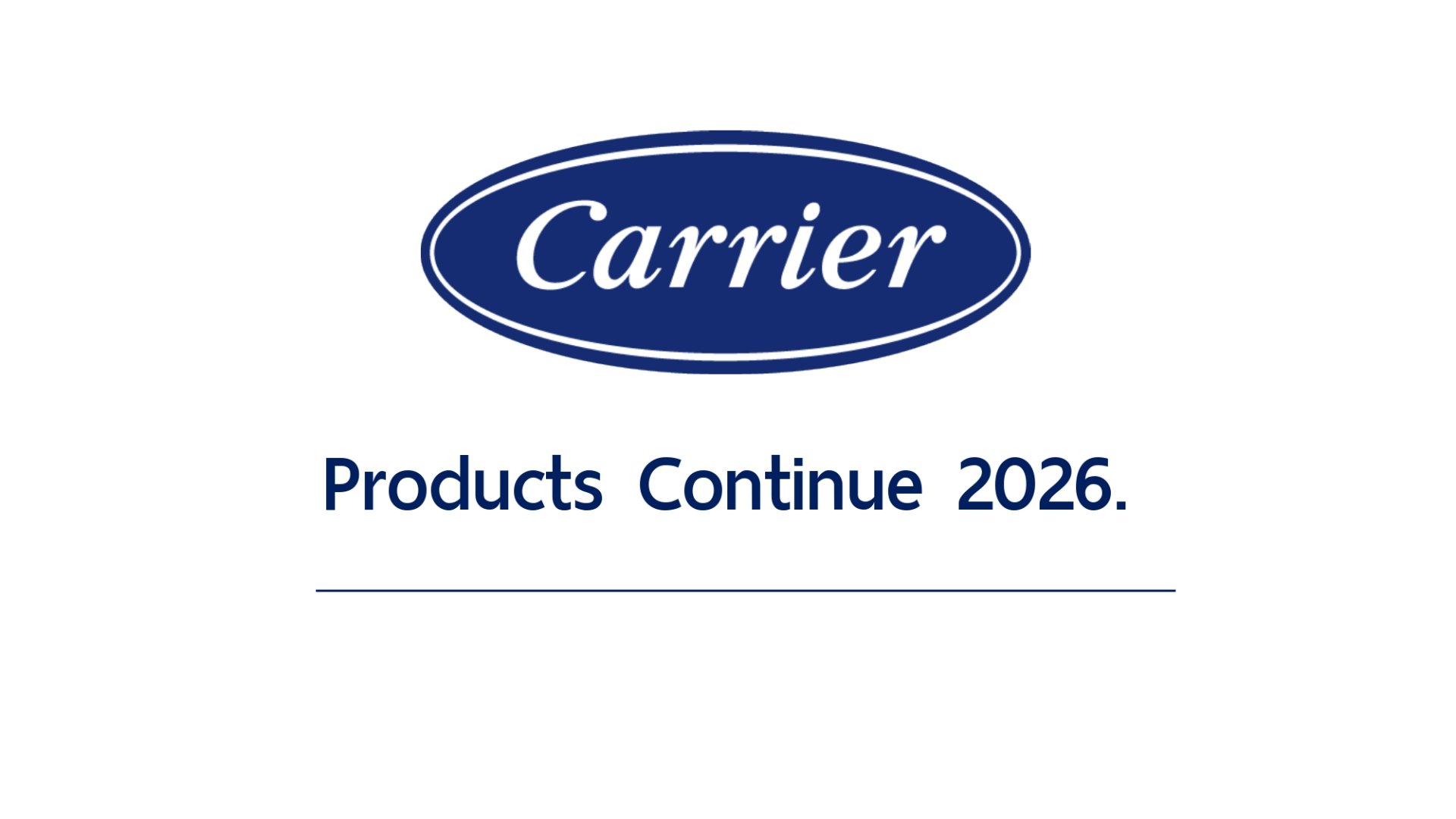 CARRIER New PRODUCT  Wall Type 2026