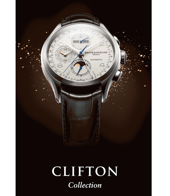 Baume & Mercier : Clifton Chronograph Complete Calendar         Baume & Mercier : Clifton Chronograph Complete Calendar