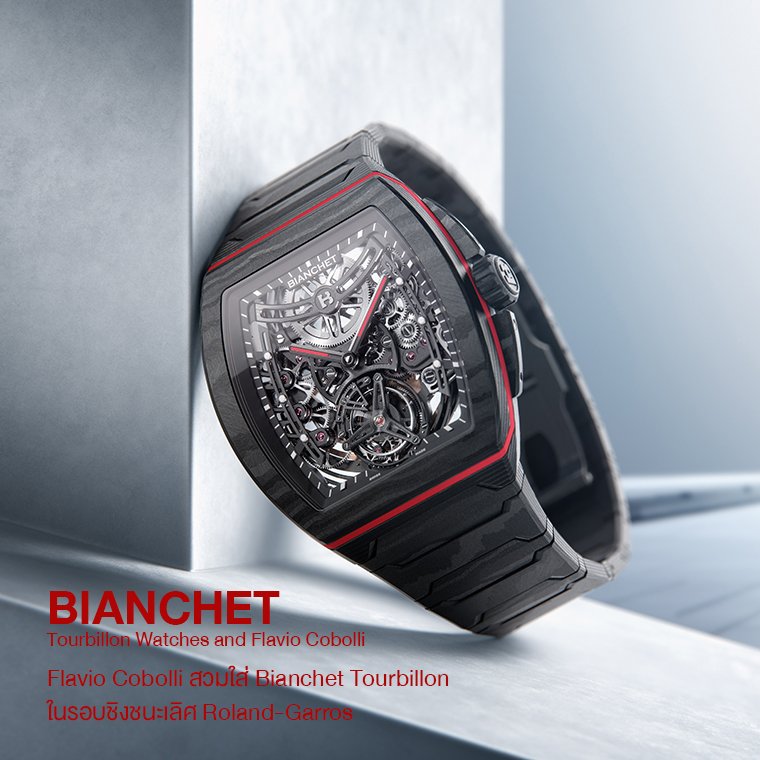 BIANCHET Tourbillon Watches and Flavio Cobolli
