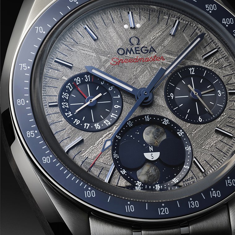 OMEGA Speedmaster Moonphase Meteorite OMEGA Speedmaster Moonphase Meteorite