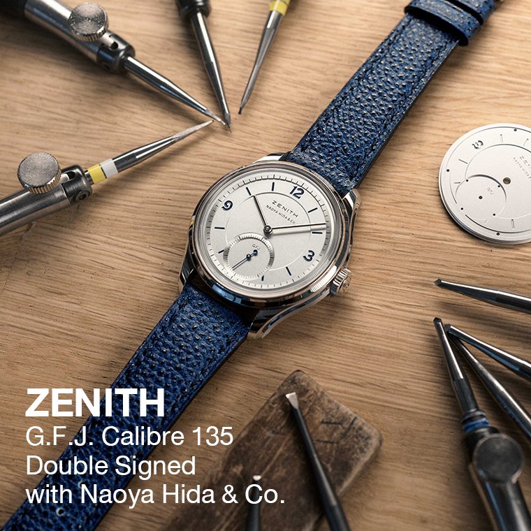 ZENITH G.F.J. Calibre 135 Double Signed with Naoya Hida & Co.