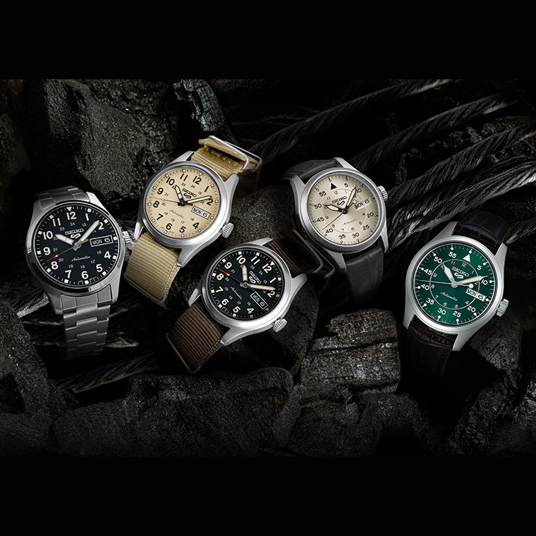 SEIKO 5 SPORTS Field Mid-Size “Outdoorsy Style” SEIKO 5 SPORTS Field Mid-Size “Outdoorsy Style”