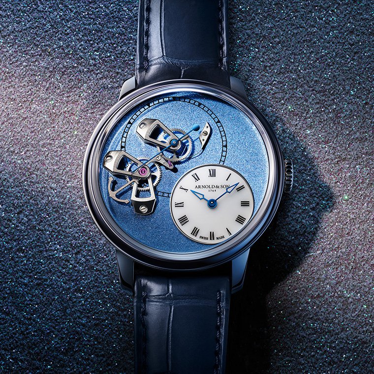 ARNOLD & SON Red Gold Mint Green & Platinum Ascot Blue Editions