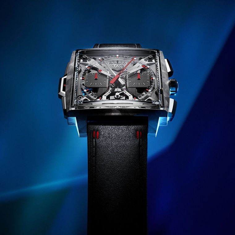 TAG HEUER - Monaco Split-Seconds Chronograph for Only Watch TAG HEUER - Monaco Split-Seconds Chronograph for Only Watch