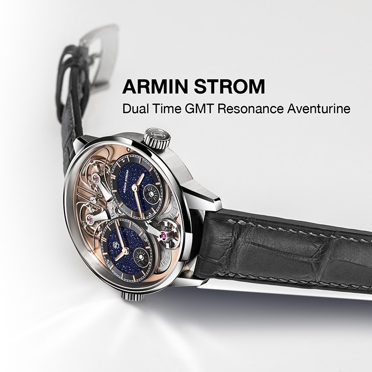ARMIN STROM Dual Time GMT Resonance Aventurine 