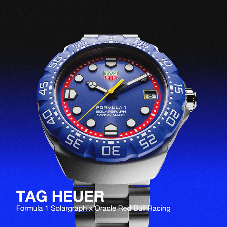 TAG HEUER Formula 1 Solargraph x Oracle Red Bull Racing 
