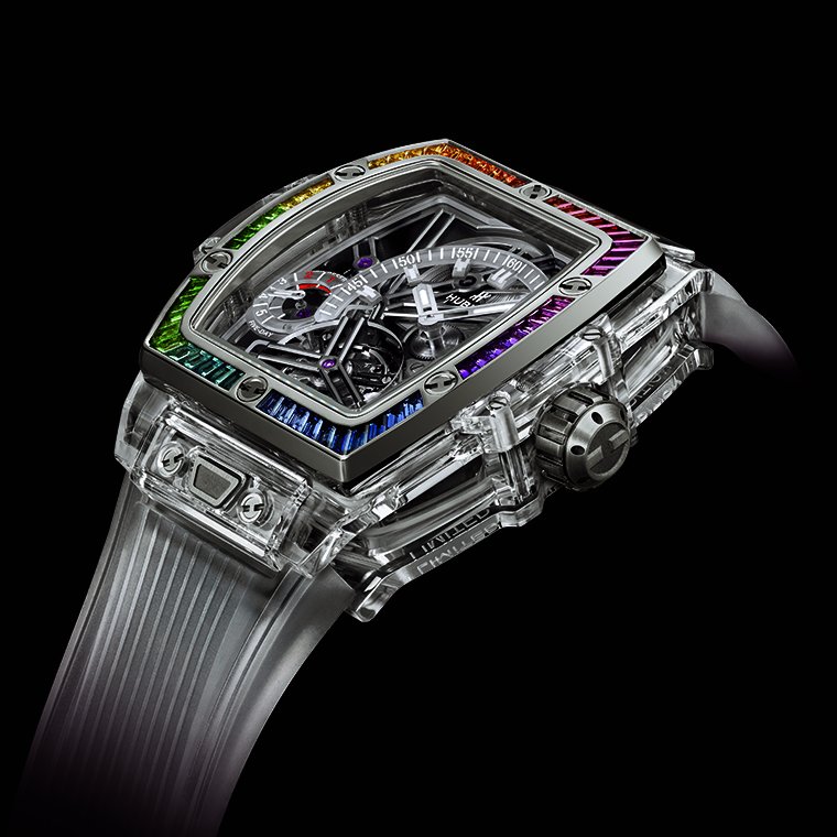 HUBLOT Spirit of BIG BANG Tourbillon Sapphire & Sapphire Rainbow