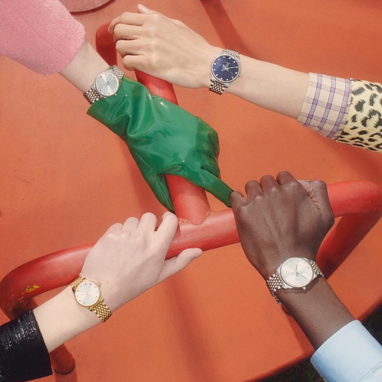 NEW G-TIMELESS SLIM WATCHES WITH BEE-SHAPED SECOND HAND สานต่อความงามเหนือกาลเวลา เติมความสนุกสนานด้วยไอคอนรูปผึ้ง NEW G-TIMELESS SLIM WATCHES WITH BEE-SHAPED SECOND HAND สานต่อความงามเหนือกาลเวลา เติมความสนุกสนานด้วยไอคอนรูปผึ้ง