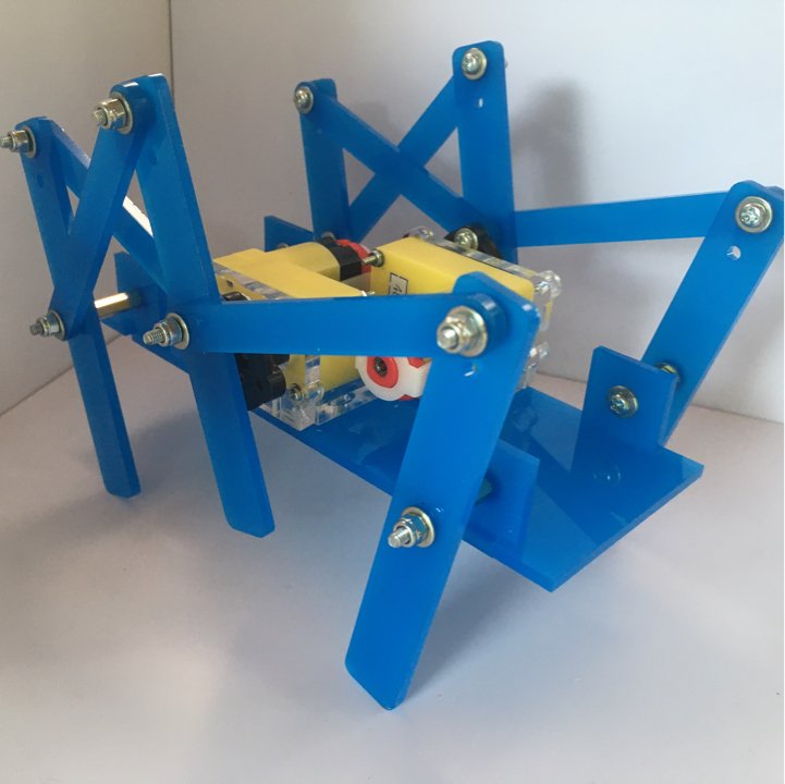 ชุดประกอบสำเร็จ หุ่นเดินหกขาโครงสร้างอคริลิก รุ่น Modify คละสี (ไม่รวมรีโมท)