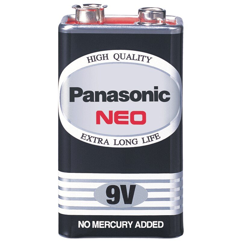 แบตเตอรี่ Panasonic 9V NEO สีดำ 1 ก้อน