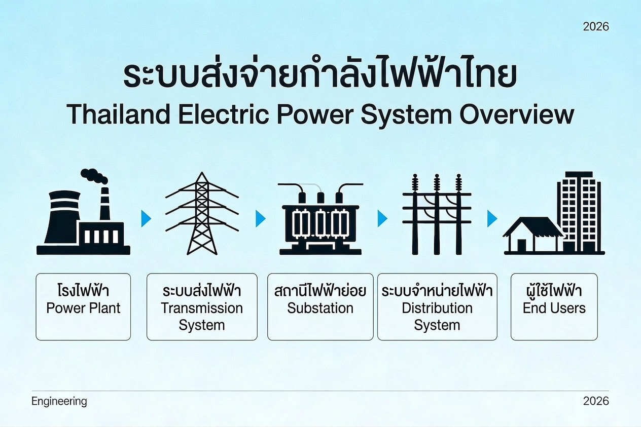 พื้นฐานระบบส่งจ่ายกำลังไฟฟ้า